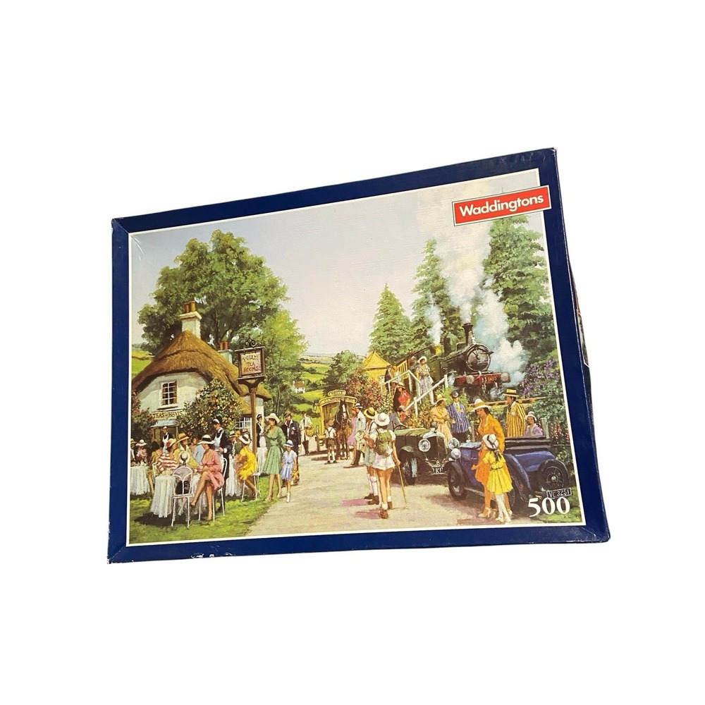Waddingtons Bank Holiday 500 Piece Jigsaw Puzzle 1994 Vintage A King Train